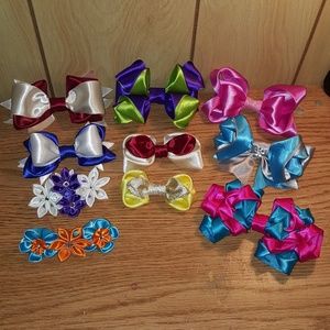 Handmade Bows and Kanzashi hair pins
